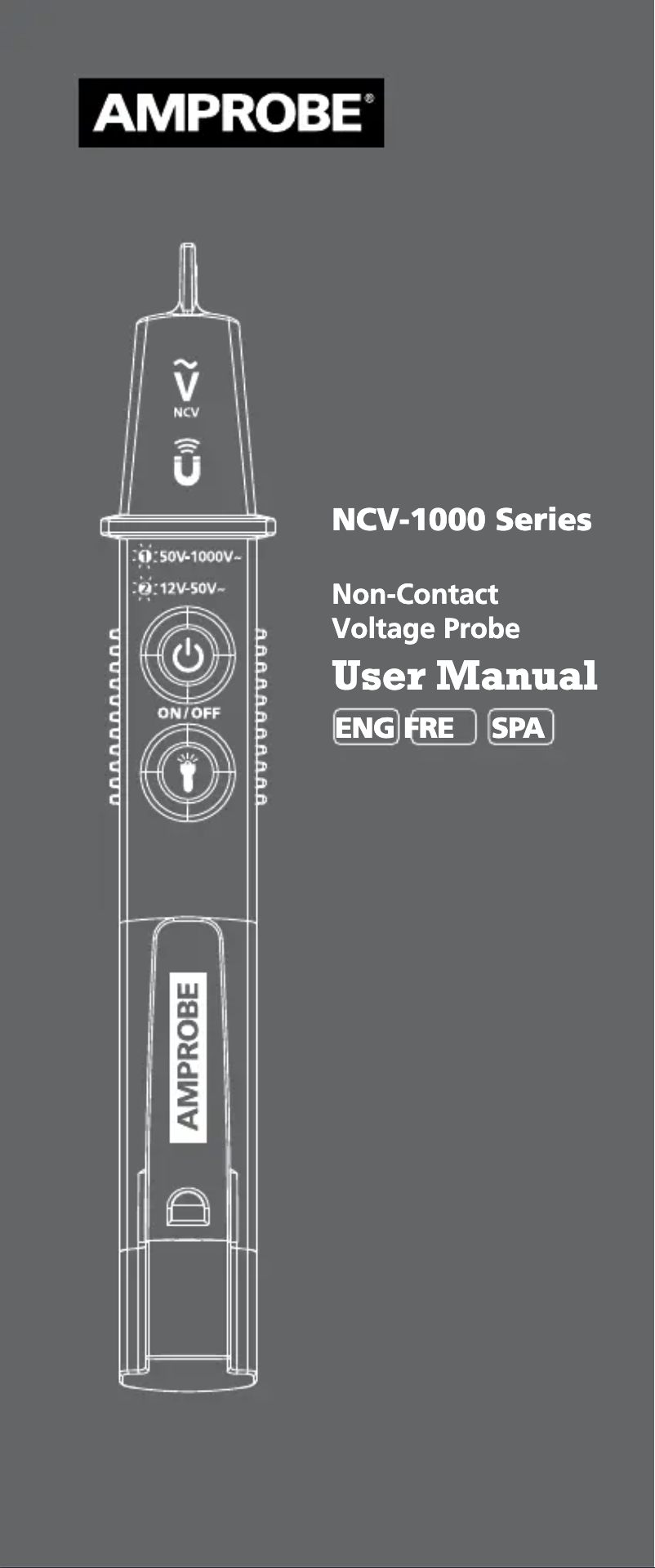 Página nº 1 - Manual de usuario Amprobe NCV-1020