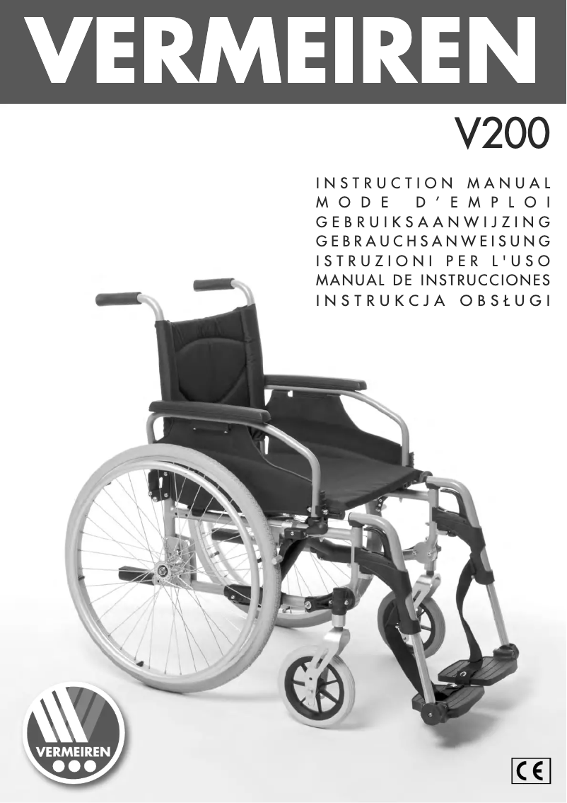 Página 1 del manual Manual de usuario Vermeiren V200