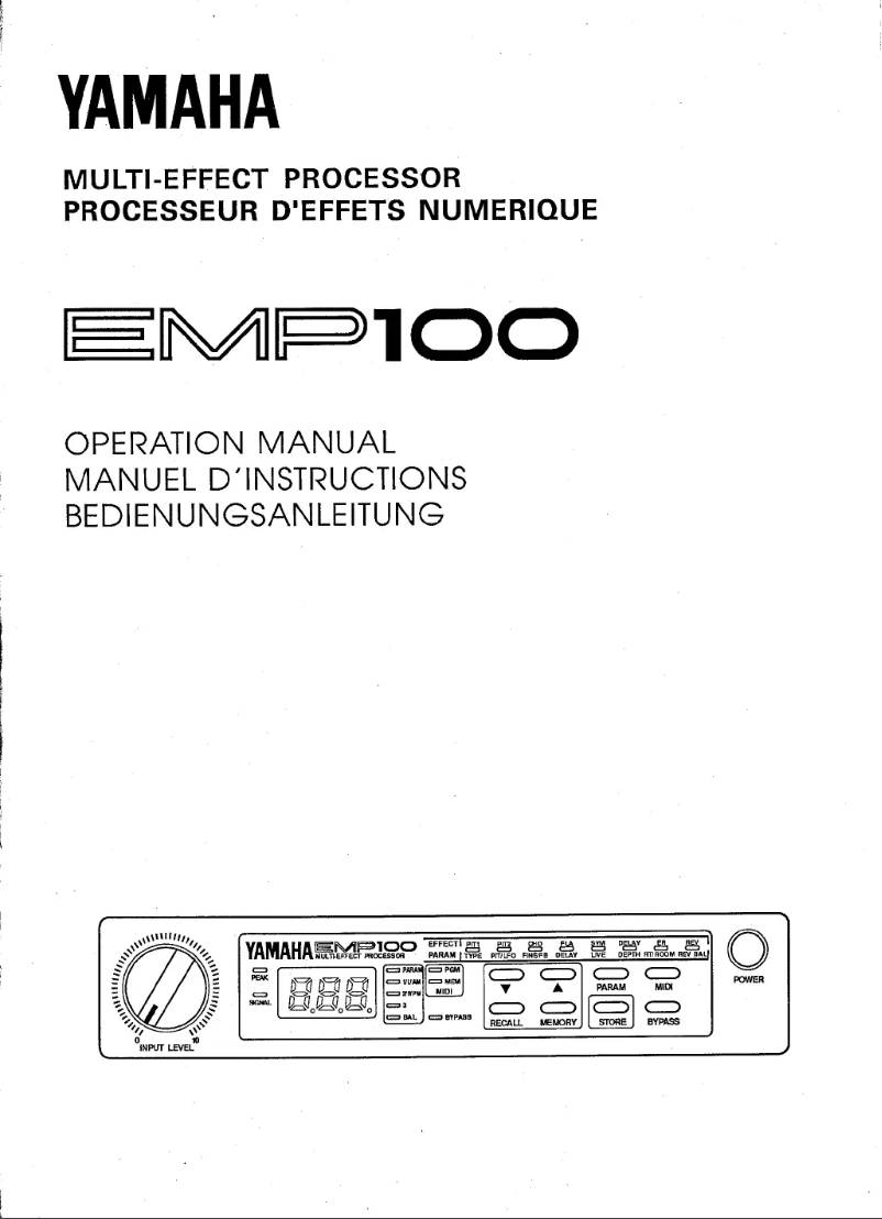 Imagen de la primera página del manual del dispositivo EMP100