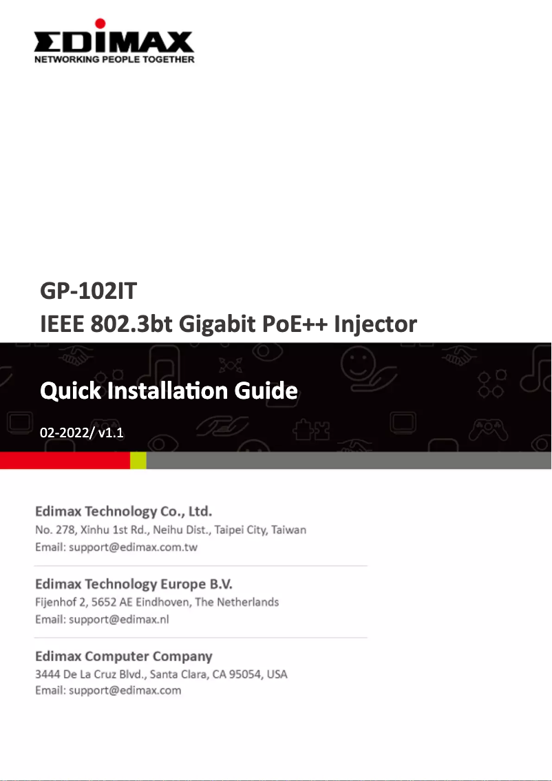 Imagen de la primera página del manual del dispositivo GP-102IT