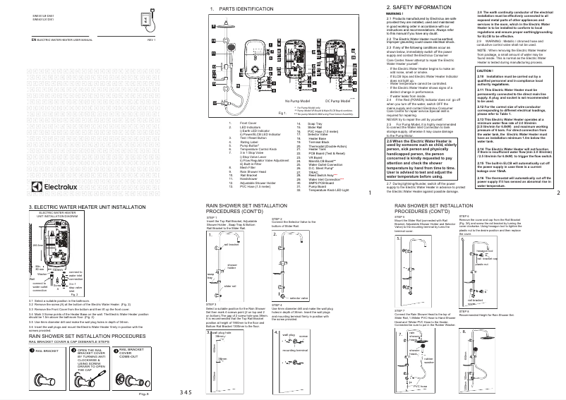 Página 1 del manual Manual de usuario Electrolux EWE351LB-DAX1