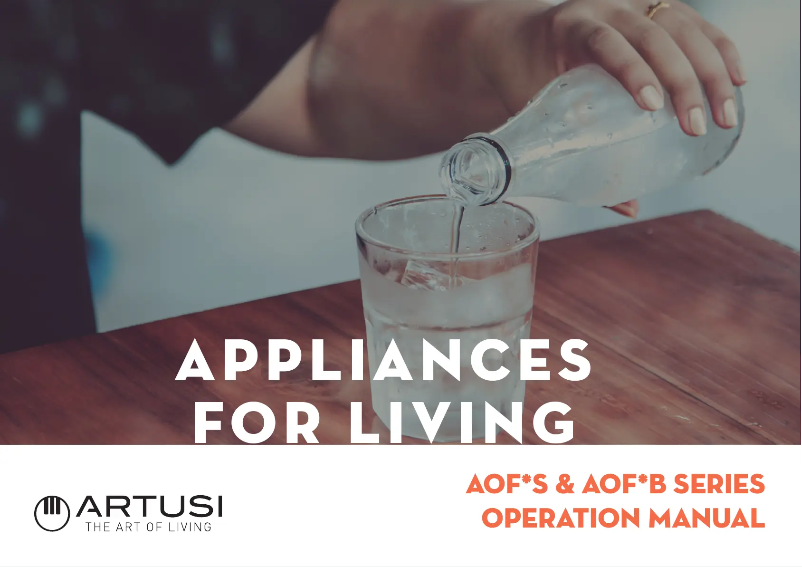 Imagen de la primera página del manual del dispositivo AOF2B