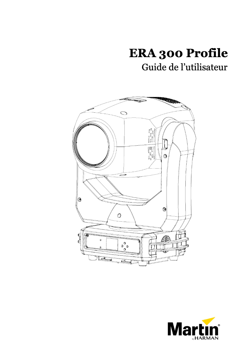 Imagen de la primera página del manual del dispositivo ERA 300 Profile