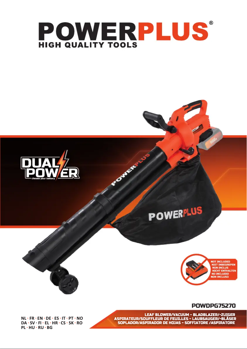 Imagen de la primera página del manual del dispositivo POWDPG75270