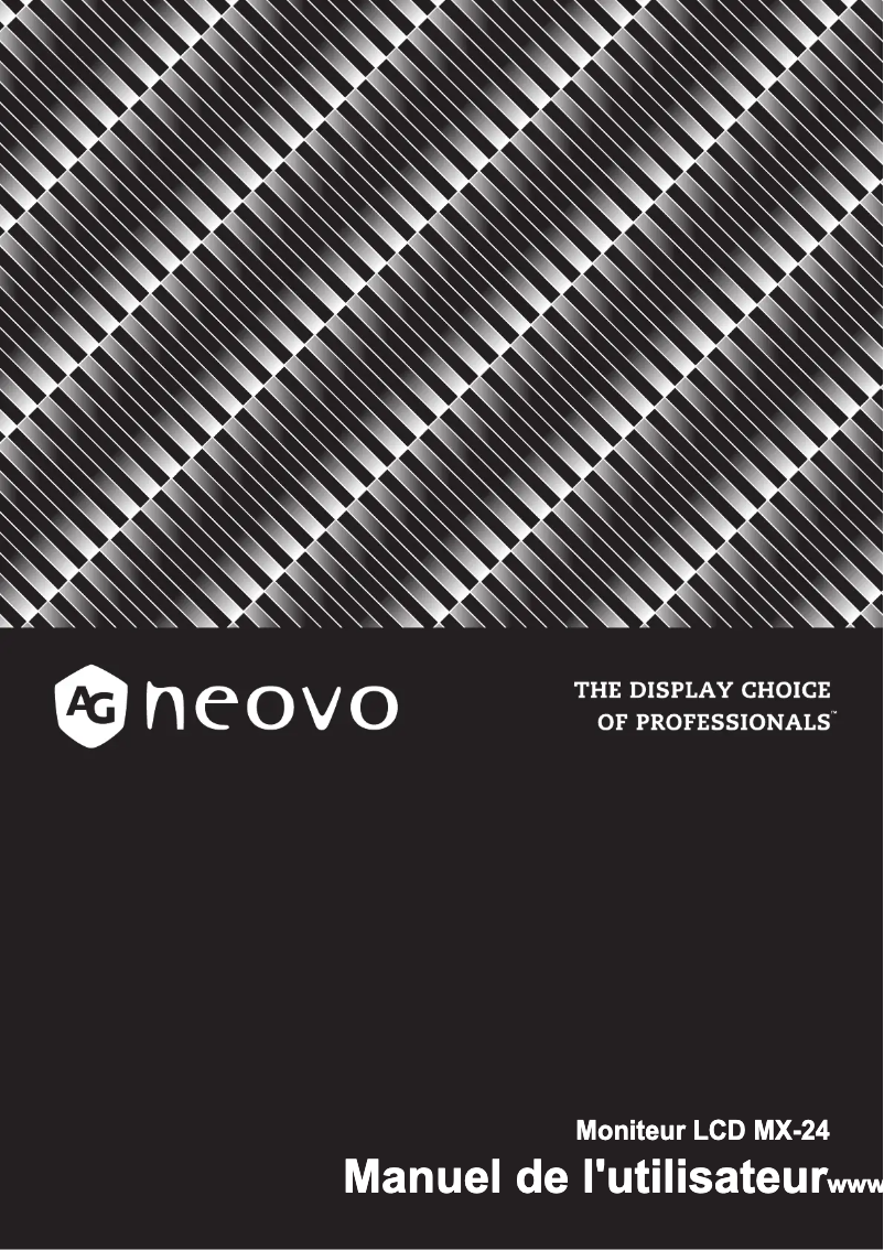 Imagen de la primera página del manual del dispositivo MX-24