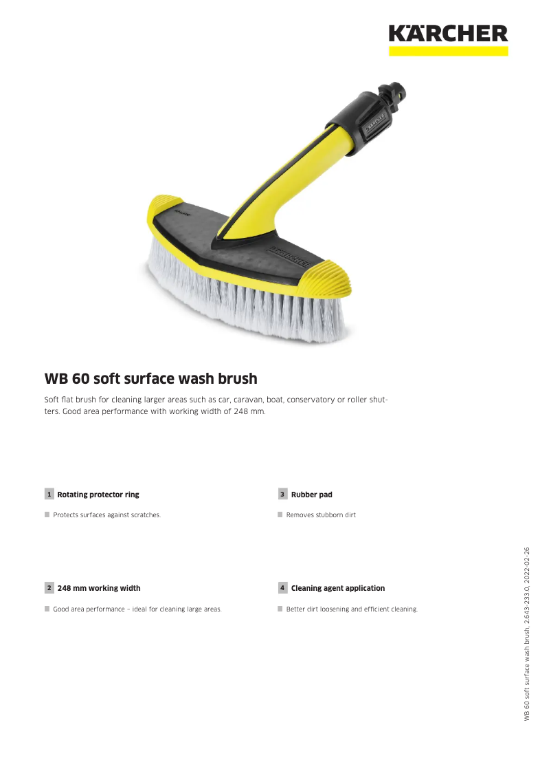 Imagen de la primera página del manual del dispositivo WB 60