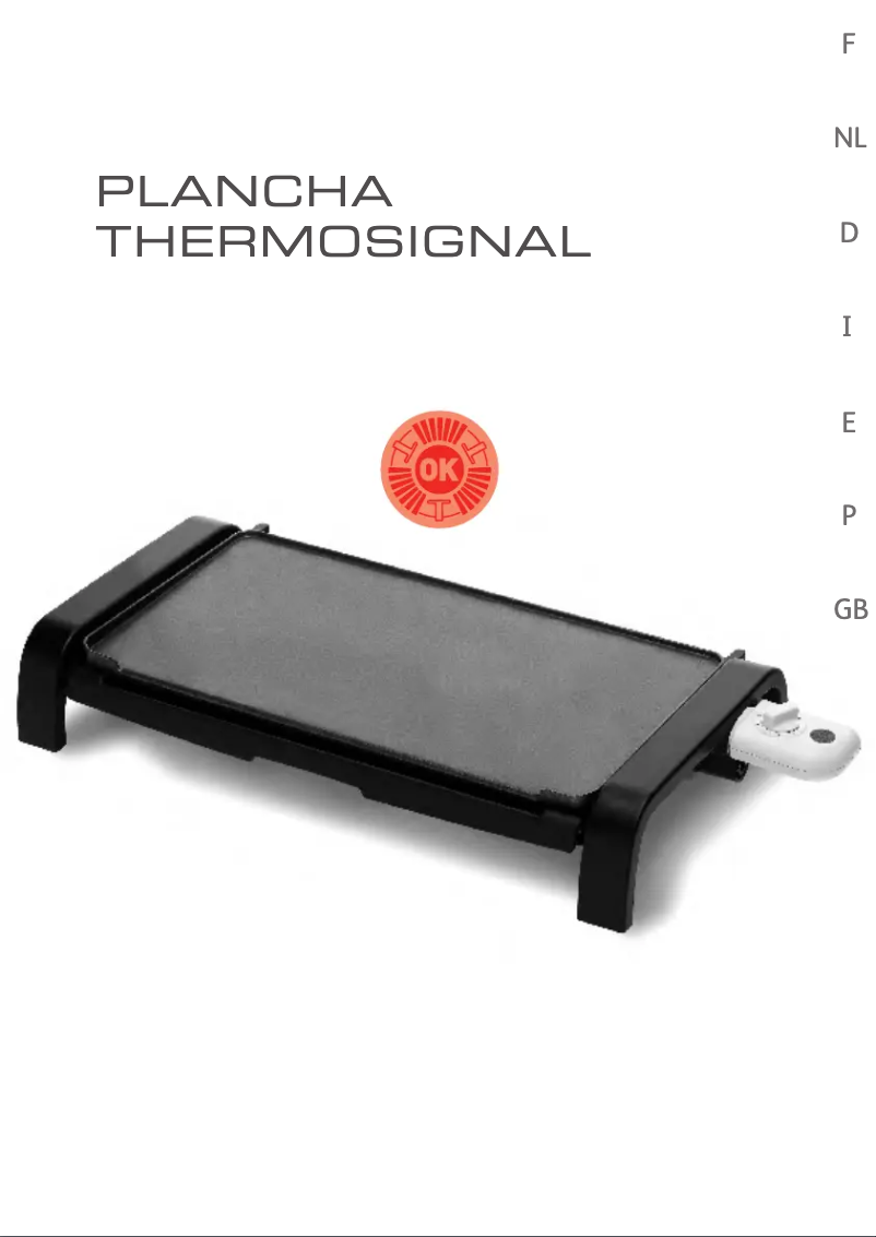 Imagen de la primera página del manual del dispositivo Plancha Thermosignal CB5220