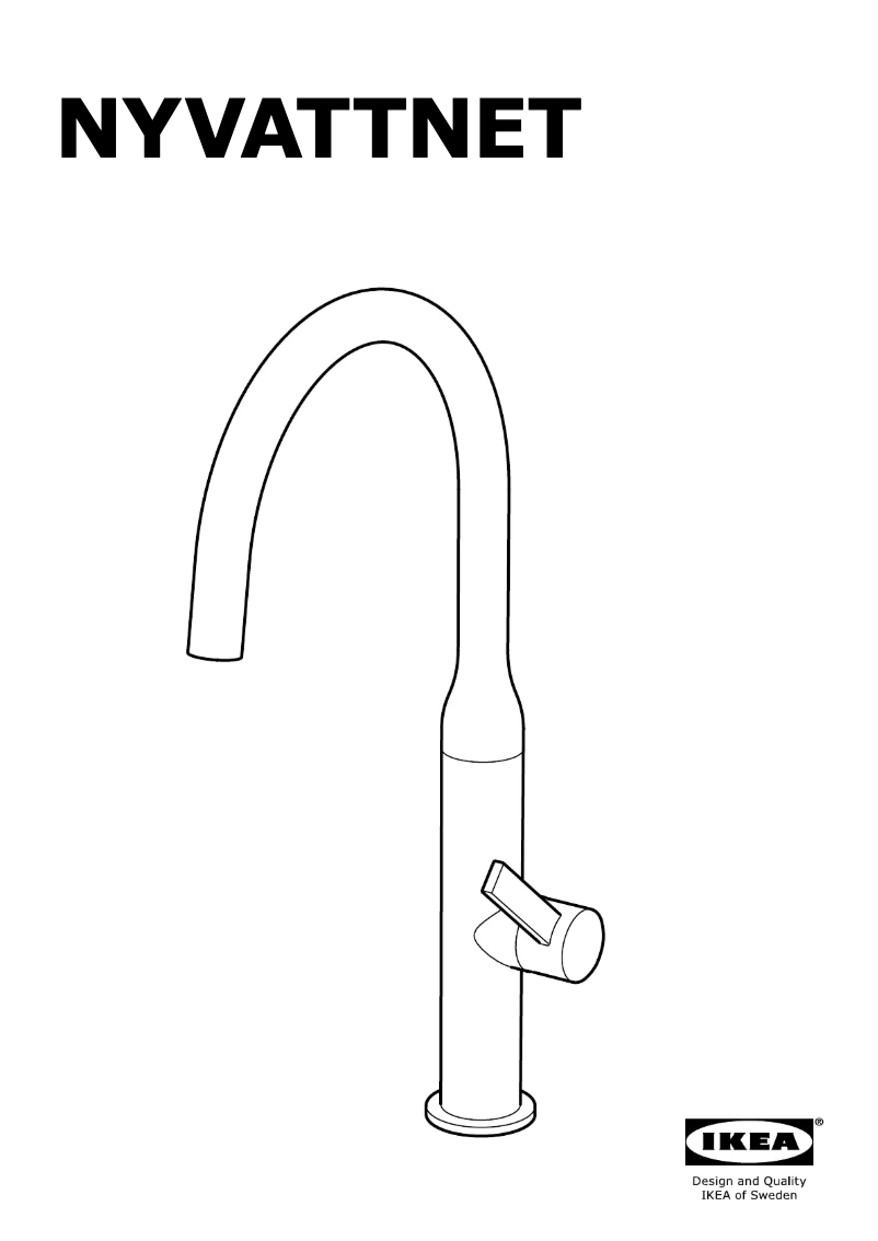 Imagen de la primera página del manual del dispositivo NYVATTNET