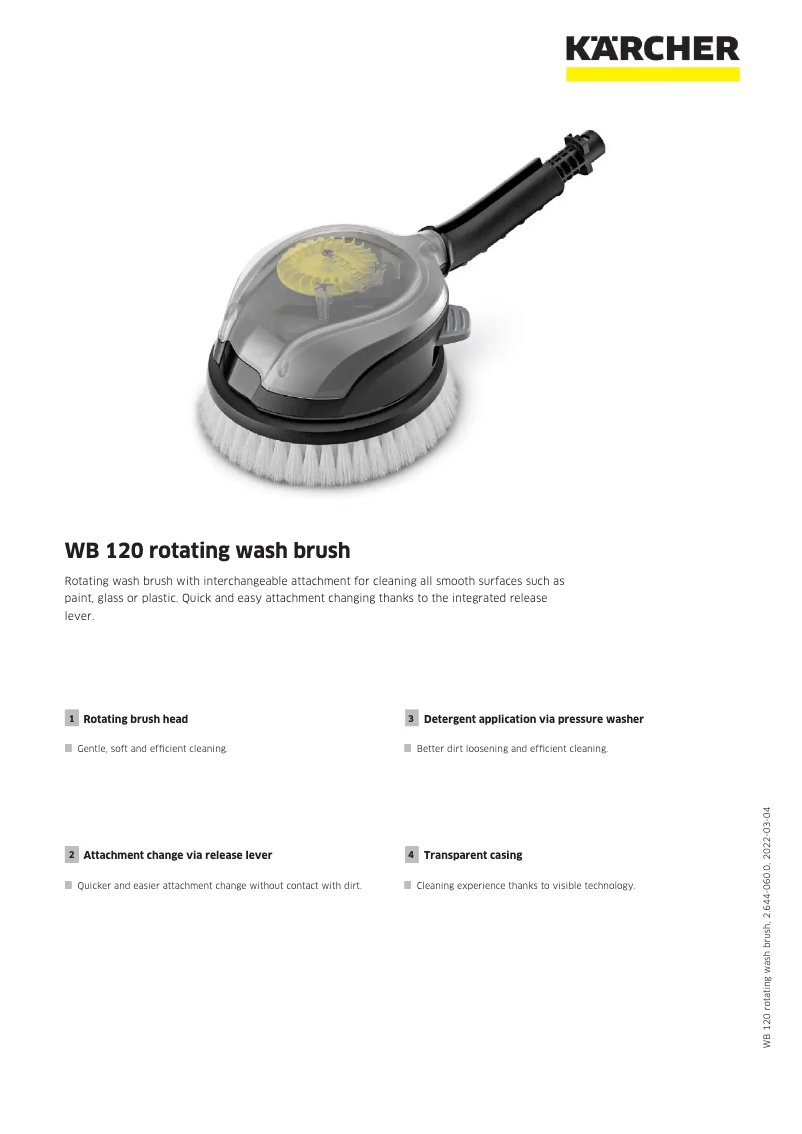 Imagen de la primera página del manual del dispositivo WB 120