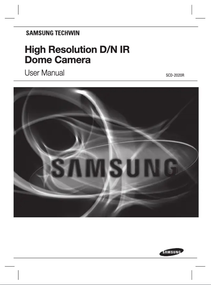Página 1 del manual Manual de usuario Samsung SCD-2020R