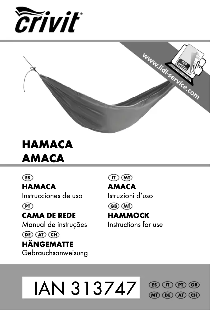 Imagen de la primera página del manual del dispositivo IAN 313747