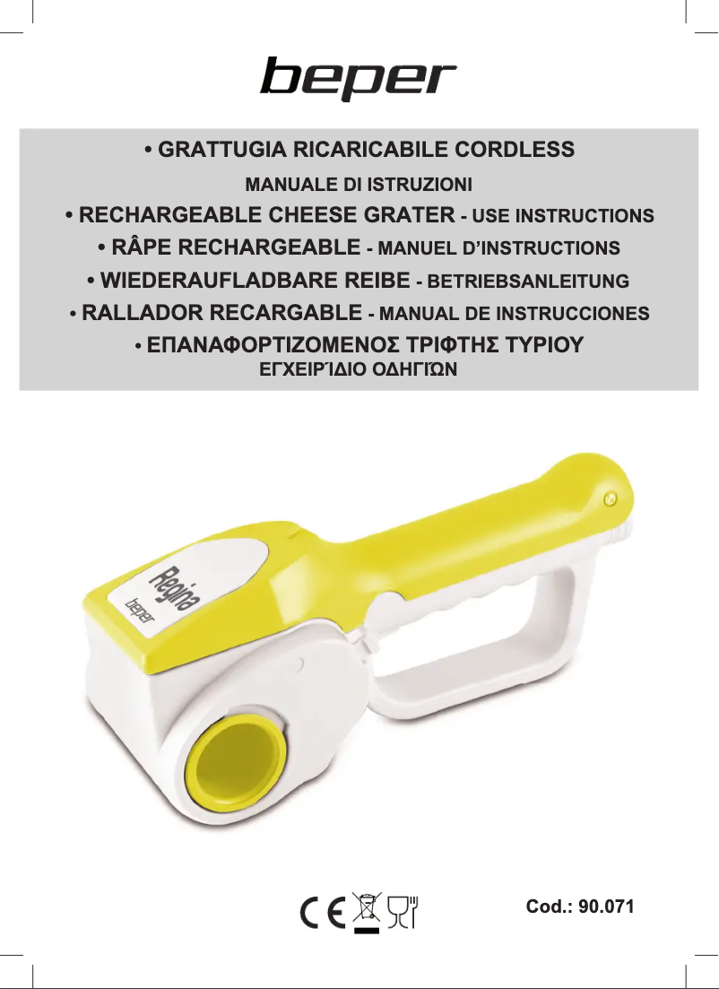 Página 1 del manual Manual de usuario Beper 90.071