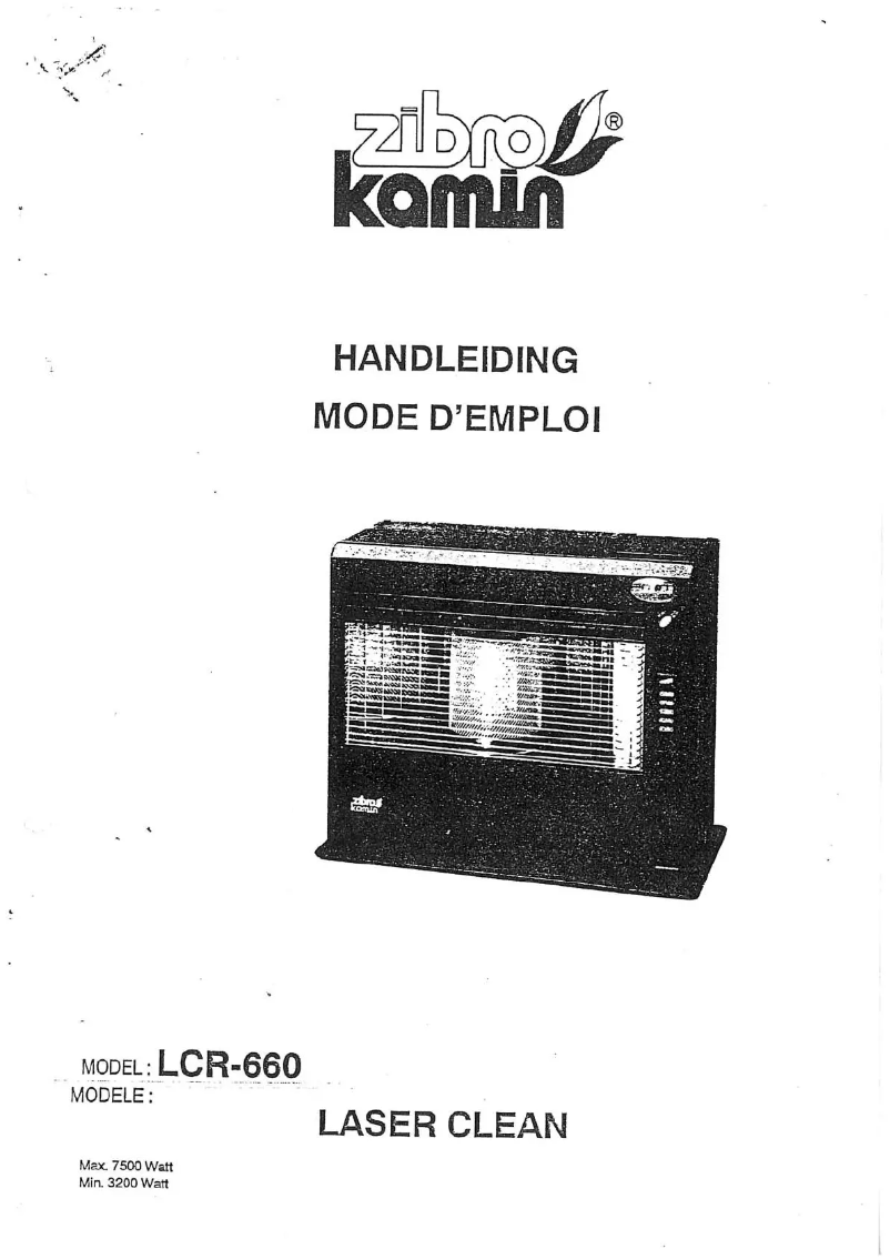 Página 1 del manual Manual de usuario Zibro Kamin LCR-660