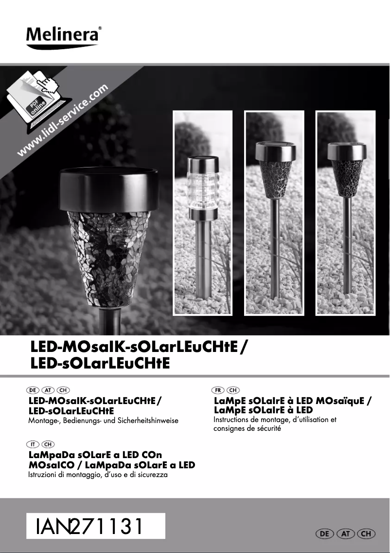 Página 1 del manual Manual de usuario Melinera IAN 271131