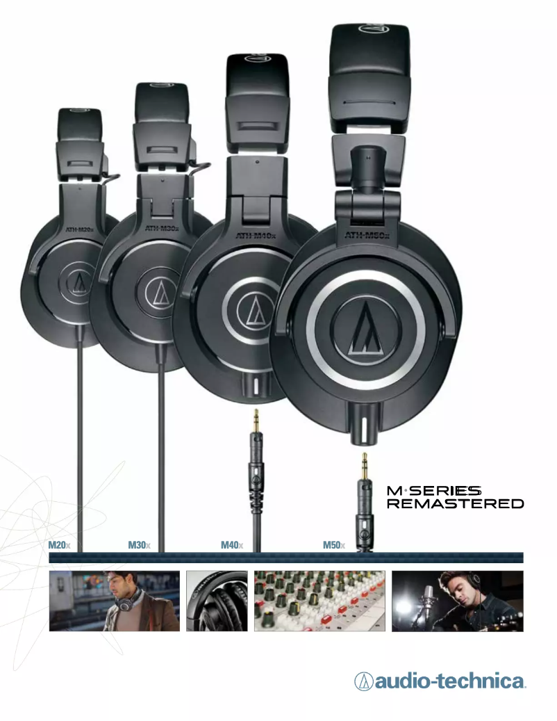 Página nº 1 - Folleto Audio-Technica ATH-M50X