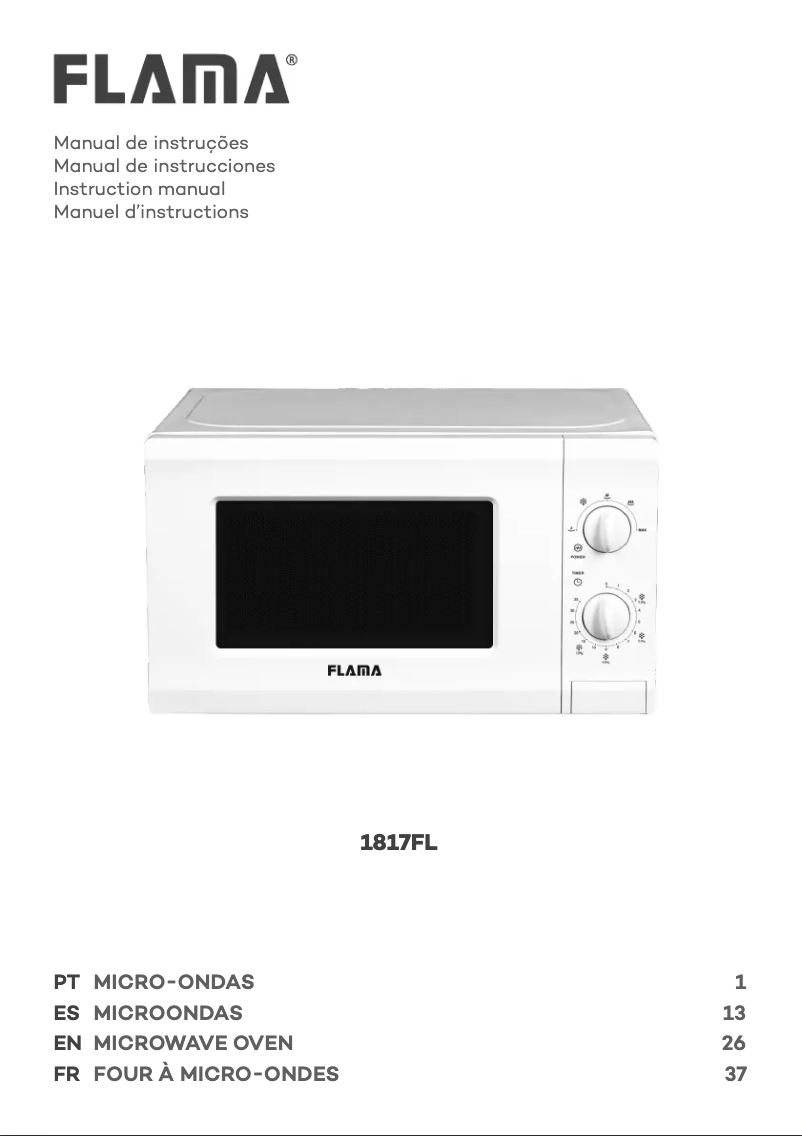 Imagen de la primera página del manual del dispositivo 1817FL
