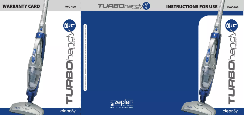 Imagen de la primera página del manual del dispositivo TurboHandy 2in1 PWC-400