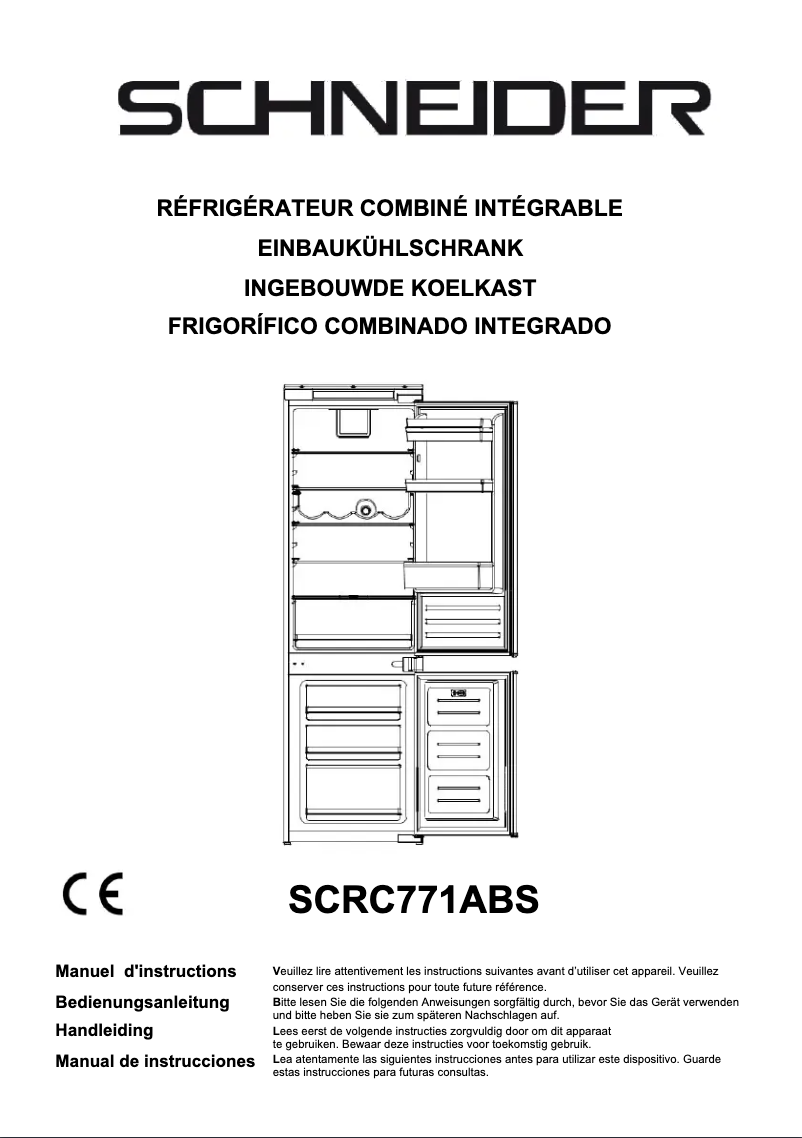 Imagen de la primera página del manual del dispositivo SCRC771ABS