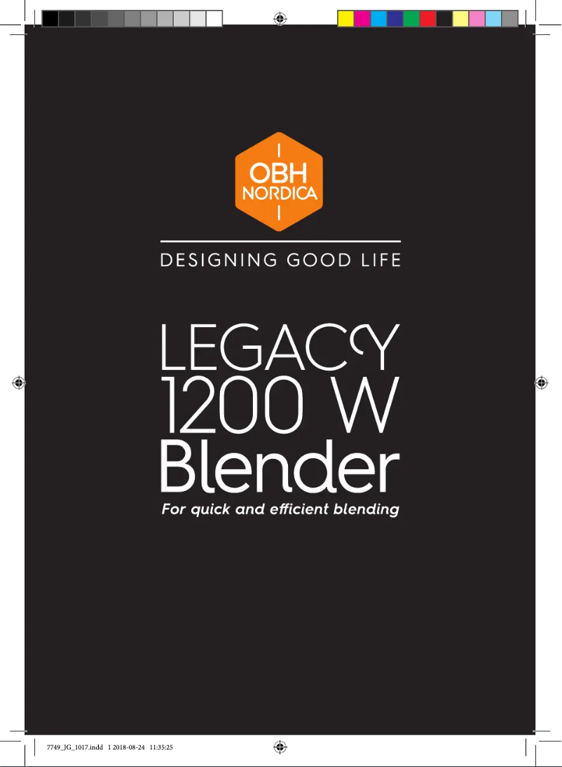 Página nº 1 - Manual de usuario OBH Nordica Legacy 7749