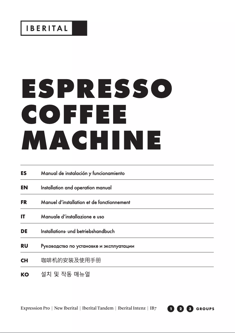 Imagen de la primera página del manual del dispositivo IB7