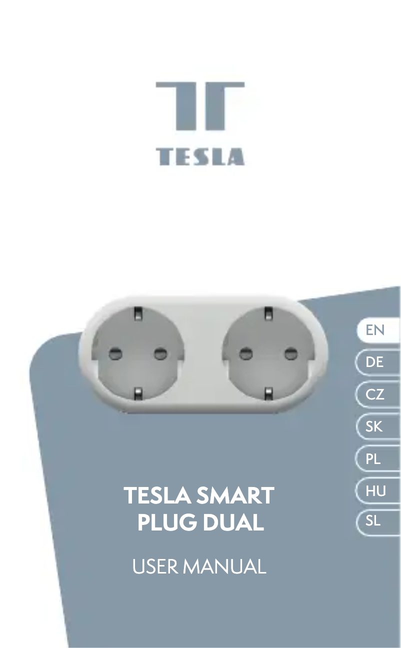 Página 1 del manual Manual de usuario Tesla Smart Plug Dual