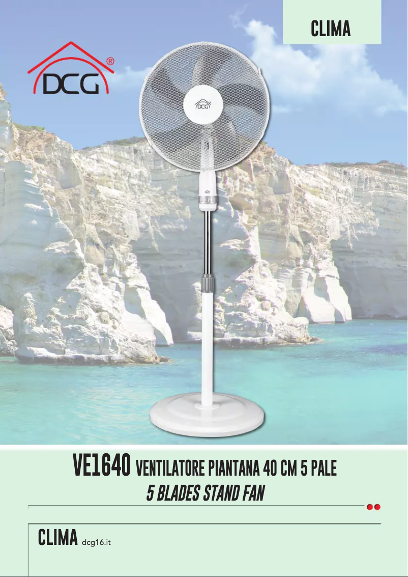 Imagen de la primera página del manual del dispositivo VE1640