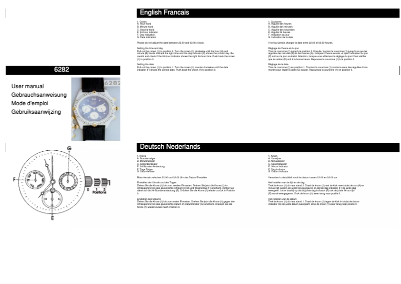 Página nº 1 - Manual de usuario Davis 6282