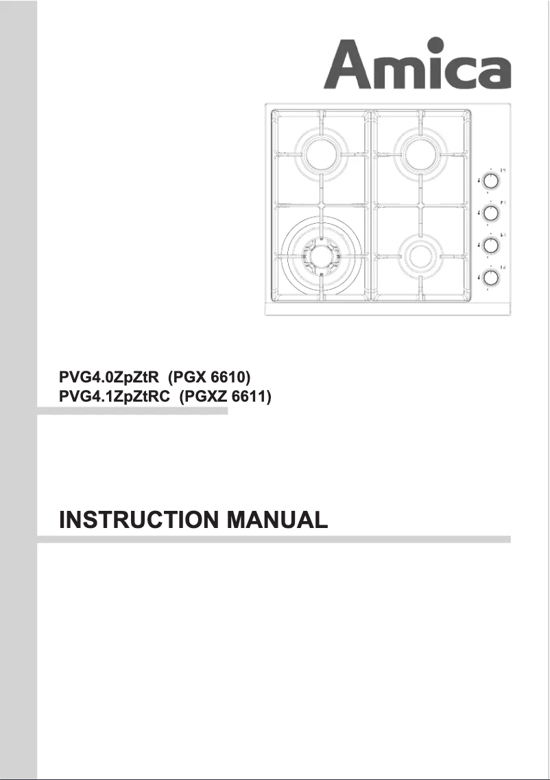 Imagen de la primera página del manual del dispositivo PGXZ6611