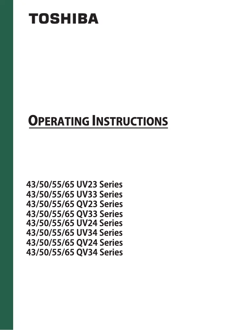 Imagen de la primera página del manual del dispositivo 65UV2363DB