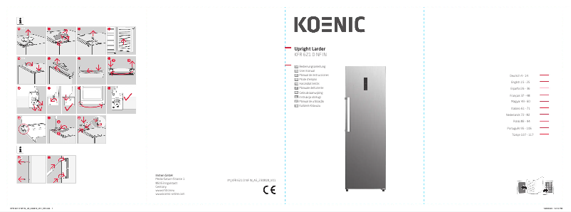 Página 1 del manual Manual de usuario Koenic KFR 621 D NF IN