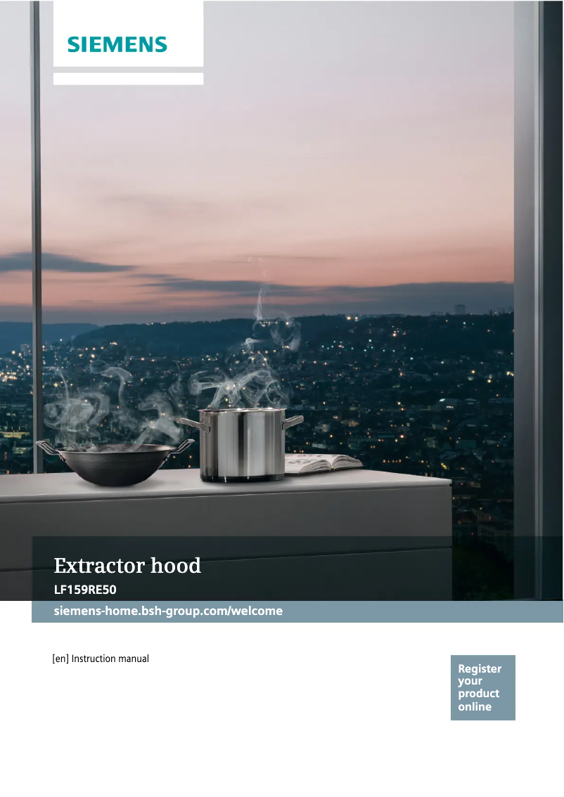 Imagen de la primera página del manual del dispositivo LF159RE50