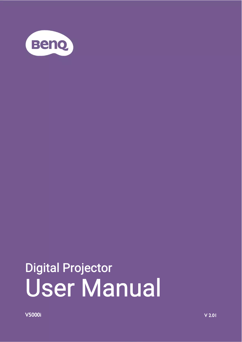 Imagen de la primera página del manual del dispositivo V5000i