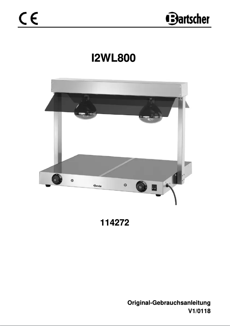 Imagen de la primera página del manual del dispositivo I2WL800
