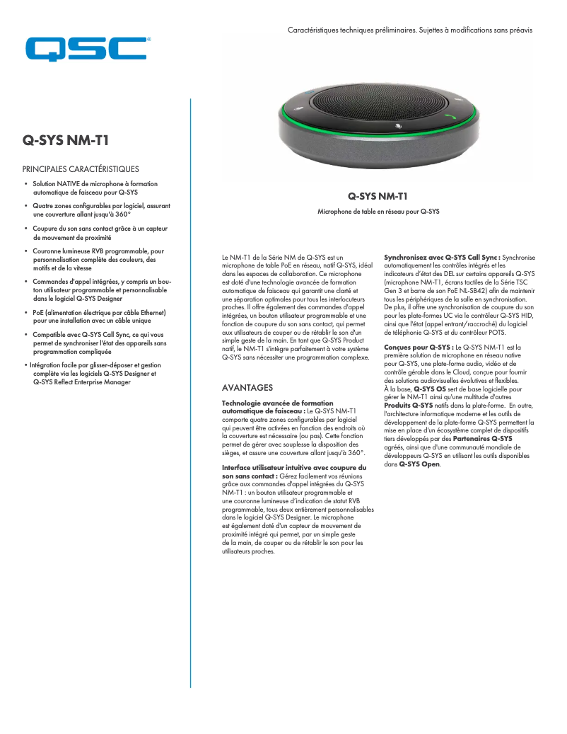 Imagen de la primera página del manual del dispositivo NM-T1