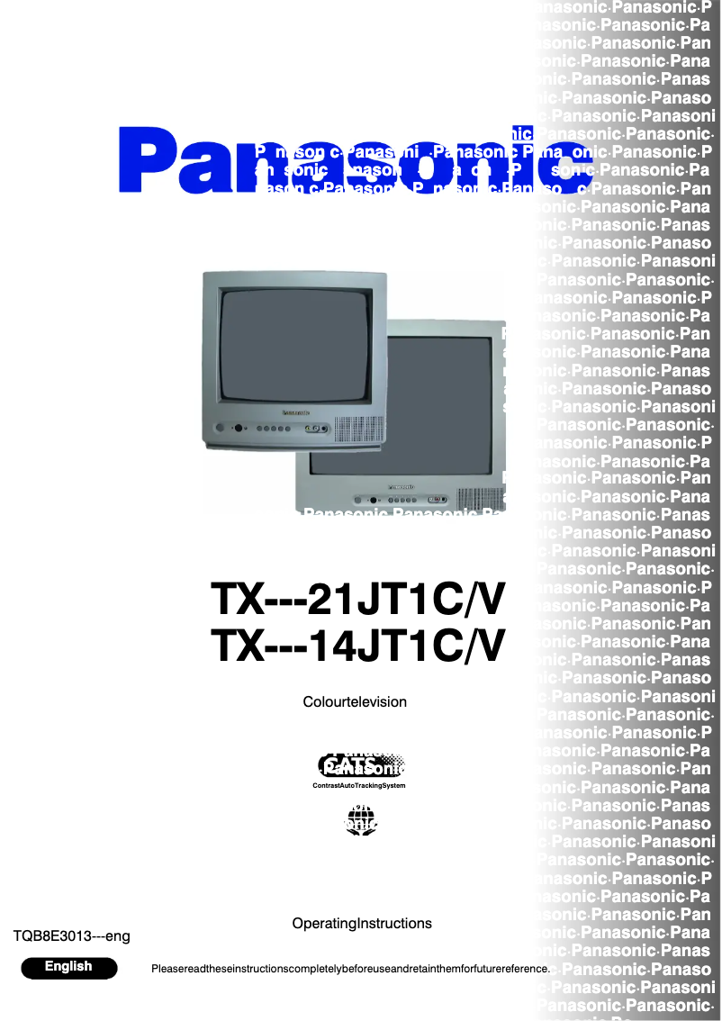 Página 1 del manual Manual de usuario Panasonic TX-21JT1CV