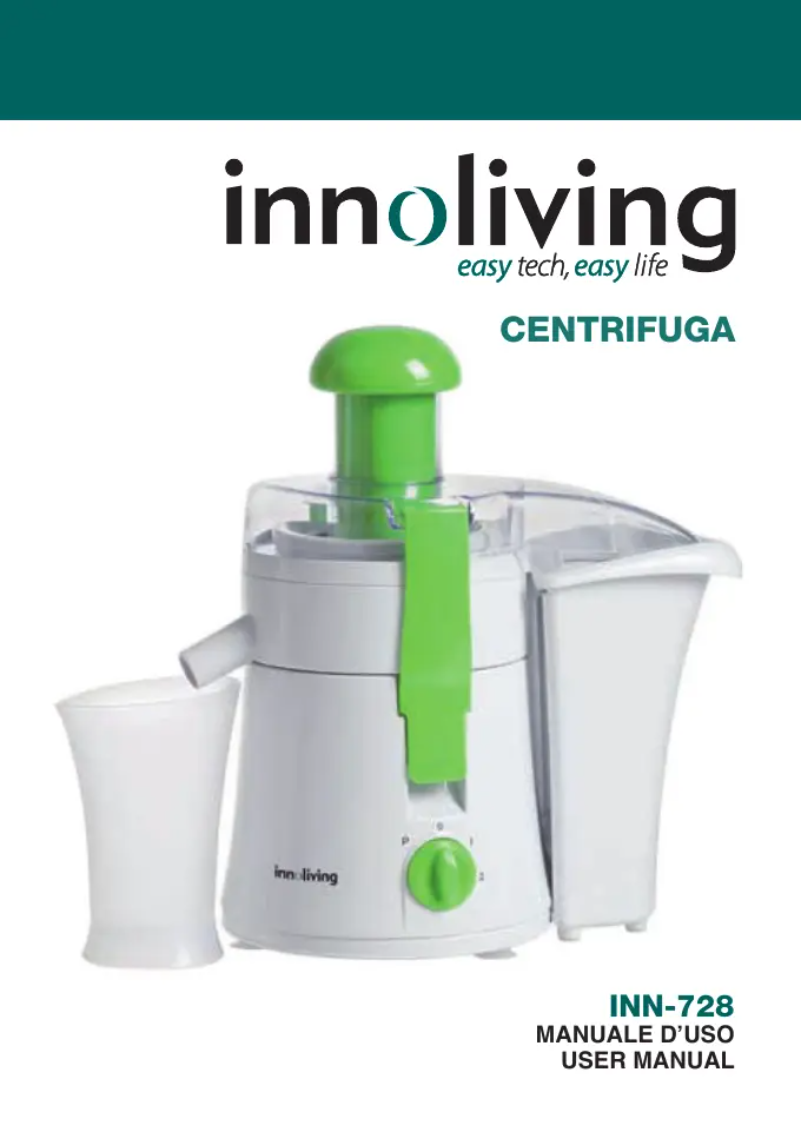 Imagen de la primera página del manual del dispositivo INN-728