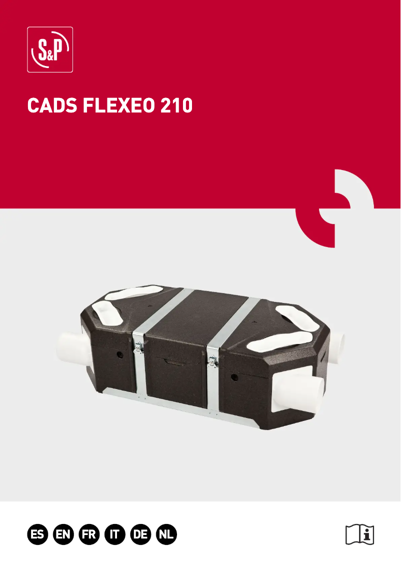 Imagen de la primera página del manual del dispositivo CADS FLEXEO 210