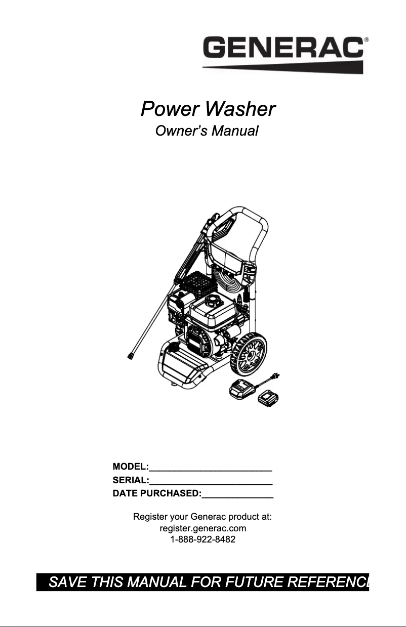 Página nº 1 - Manual de usuario Generac G0088940