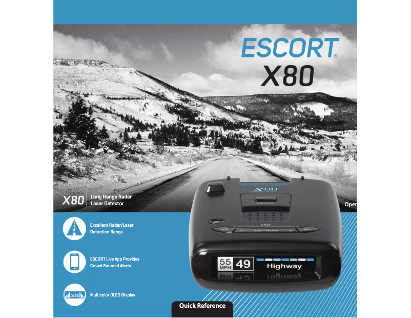 Imagen de la primera página del manual del dispositivo X80