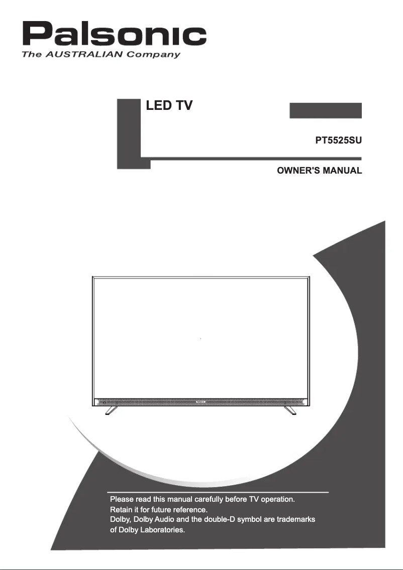 Imagen de la primera página del manual del dispositivo PT5525SU