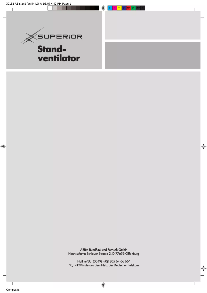 Página 1 del manual Manual de usuario Superior RC-40AC