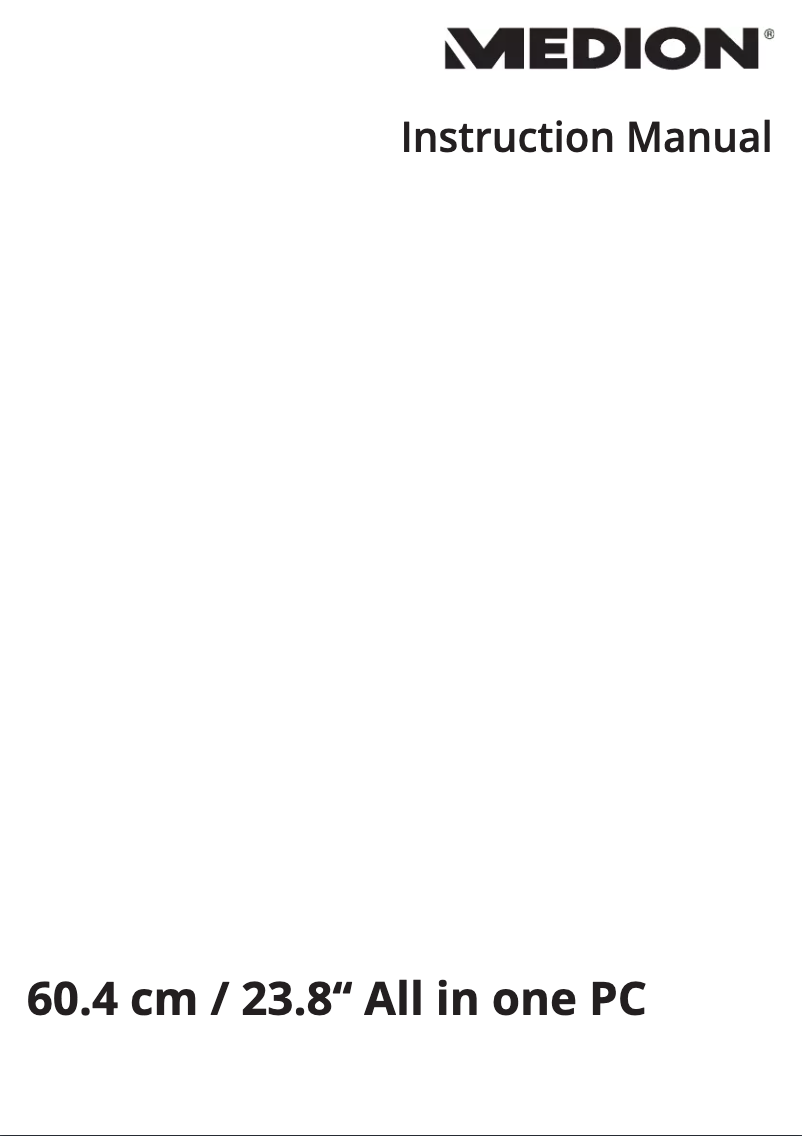 Imagen de la primera página del manual del dispositivo Akoya E23403