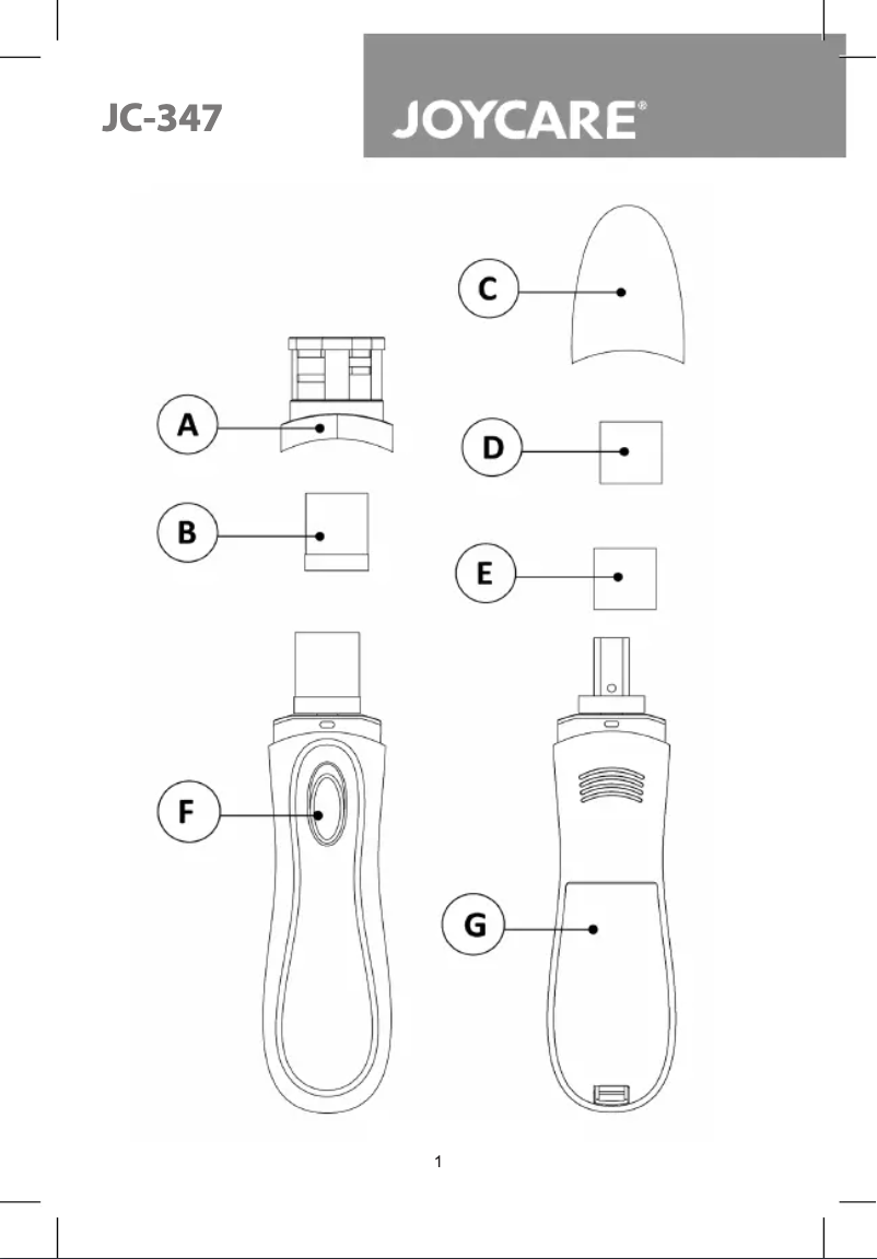 Página 1 del manual Manual de usuario Joycare Splendi JC-347