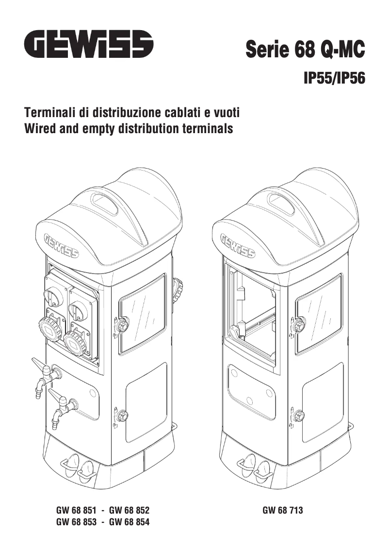 Imagen de la primera página del manual del dispositivo GW68713A