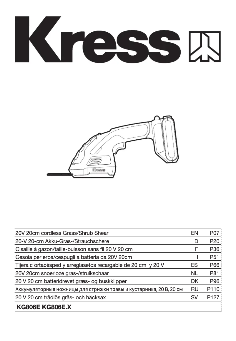 Página nº 1 - Manual de usuario Kress KG806E.9