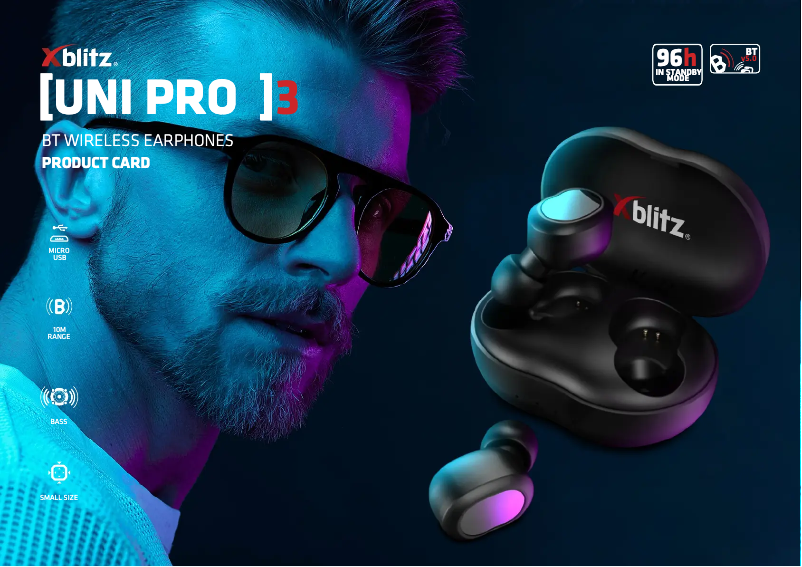 Imagen de la primera página del manual del dispositivo Uni Pro 3