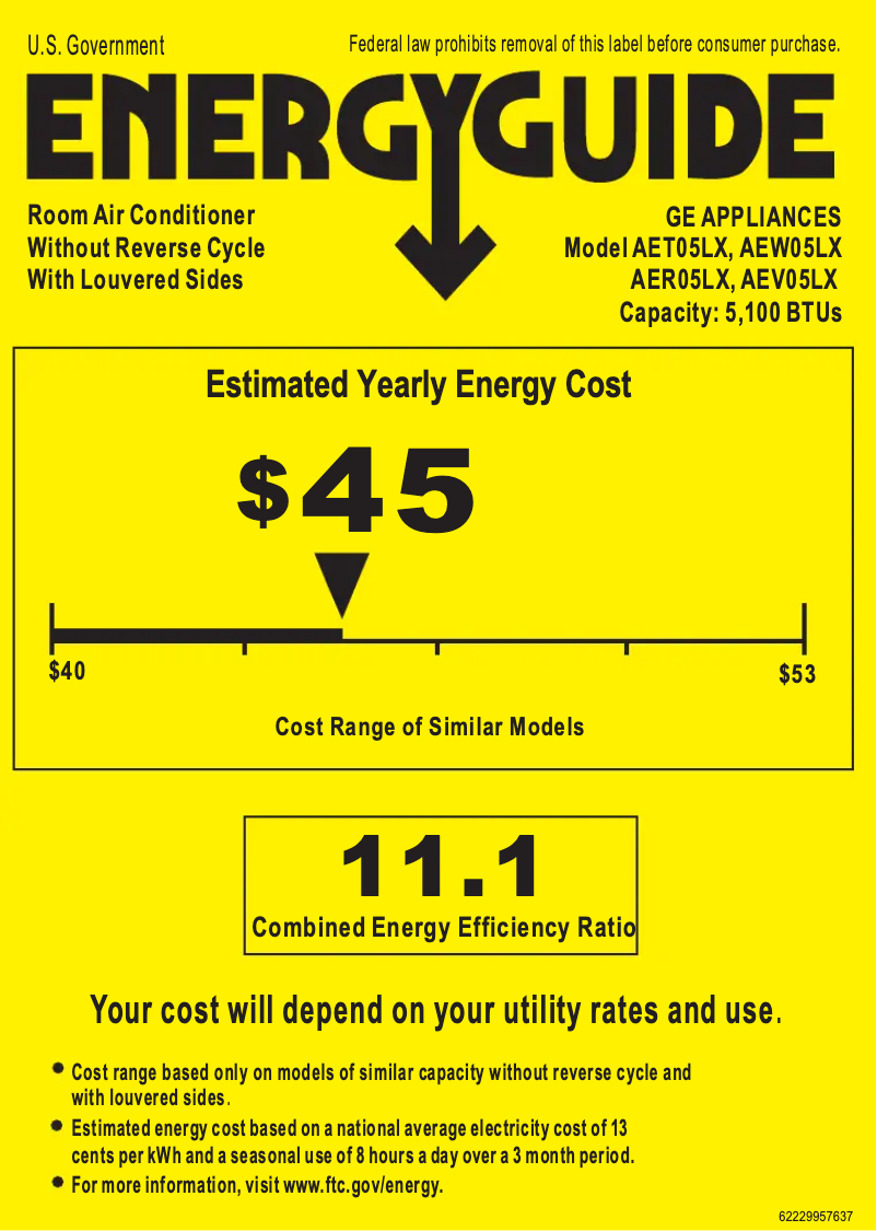 Imagen de la primera página del manual del dispositivo AEW05LXB