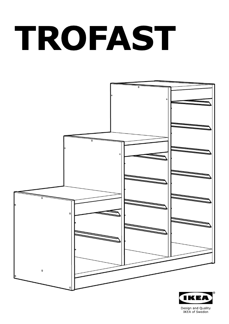 Página 1 del manual Manual de usuario Ikea TROFAST 803.514.33