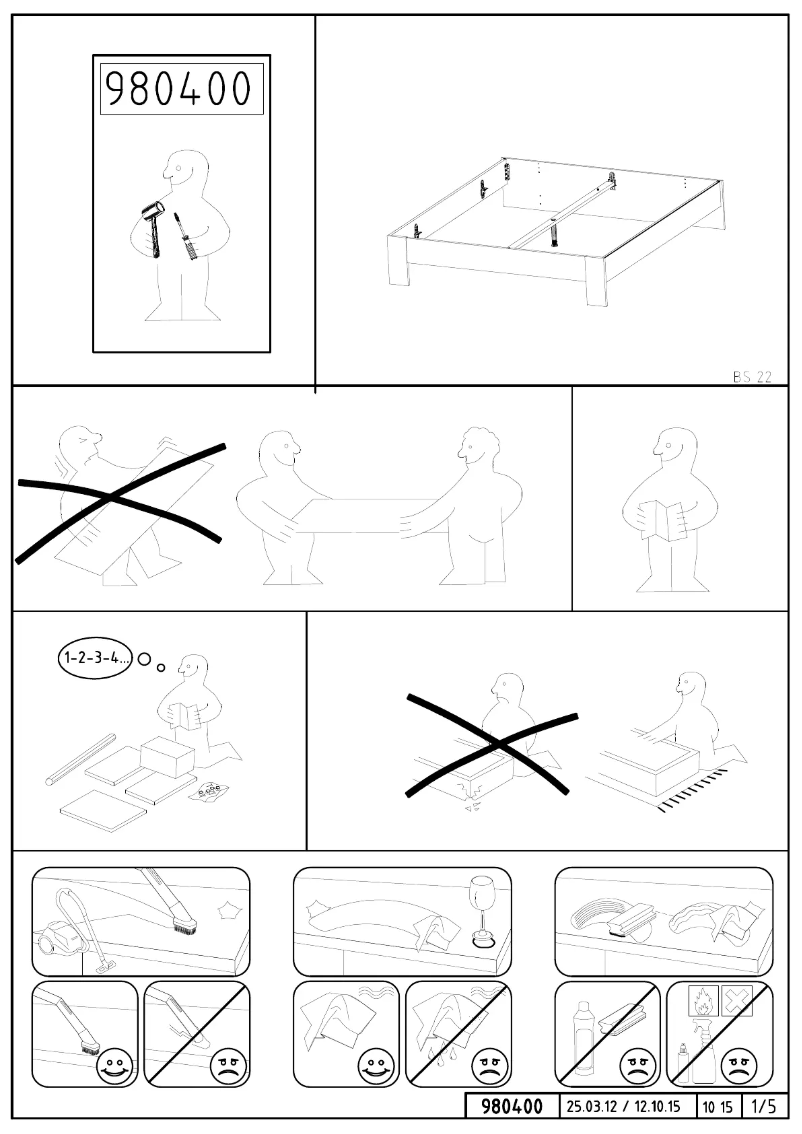 Página 1 del manual Manual de usuario Beter Bed Arillo