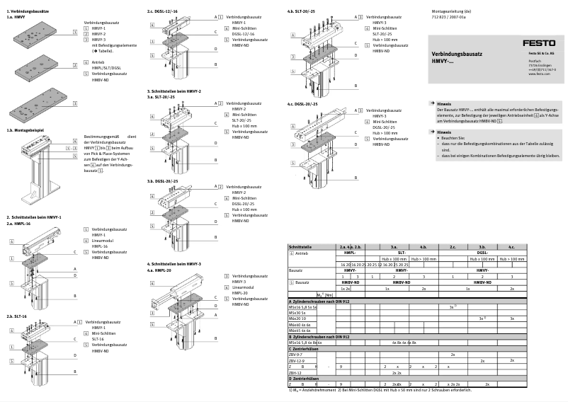 Página 1 del manual Manual de usuario Festo HMVY-3